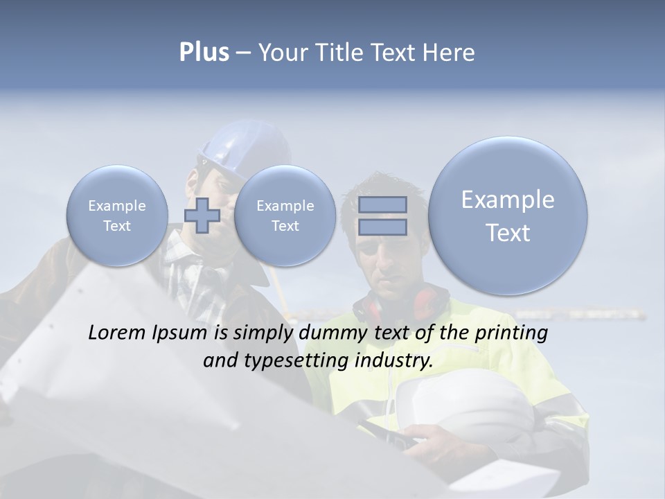Construction Shape Architect PowerPoint Template