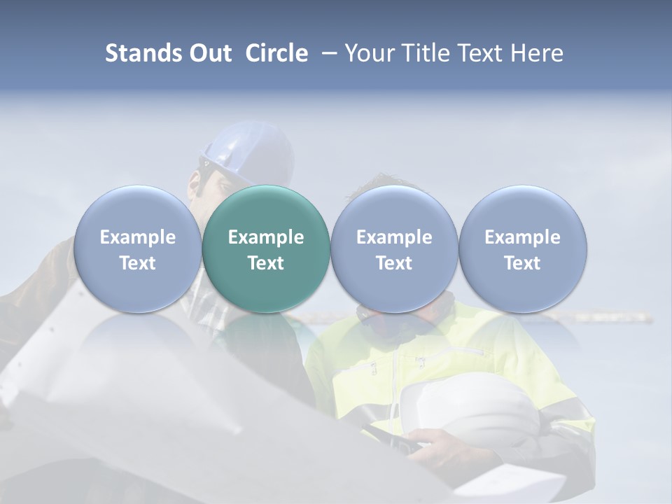 Construction Shape Architect PowerPoint Template