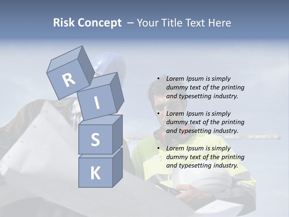 Construction Shape Architect PowerPoint Template