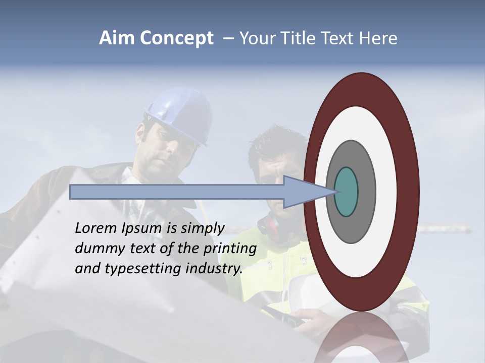 Construction Shape Architect PowerPoint Template