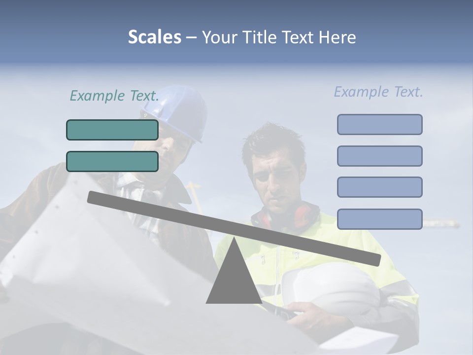 Construction Shape Architect PowerPoint Template