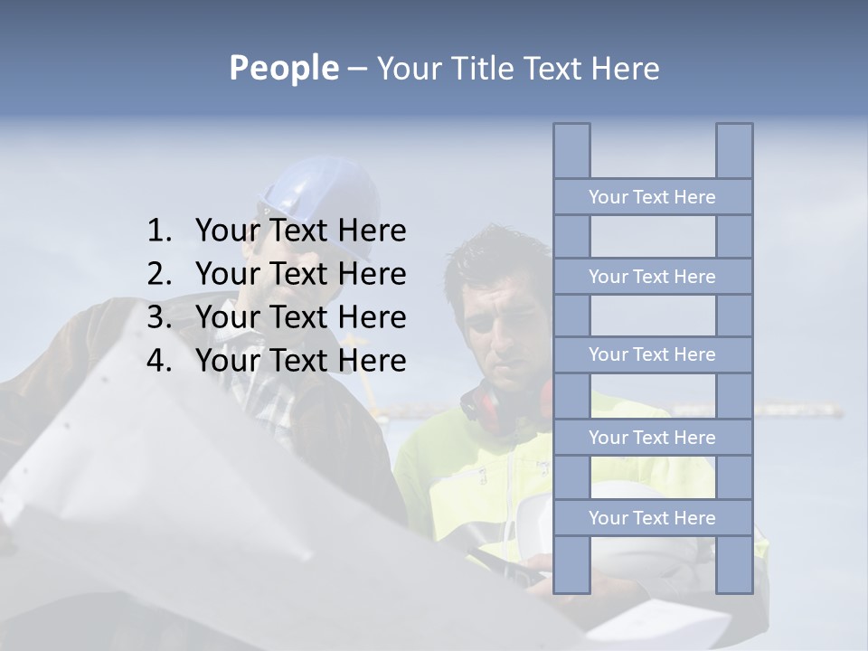 Construction Shape Architect PowerPoint Template
