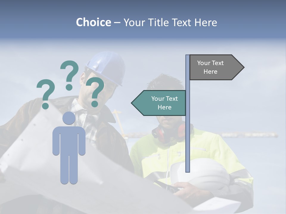 Construction Shape Architect PowerPoint Template