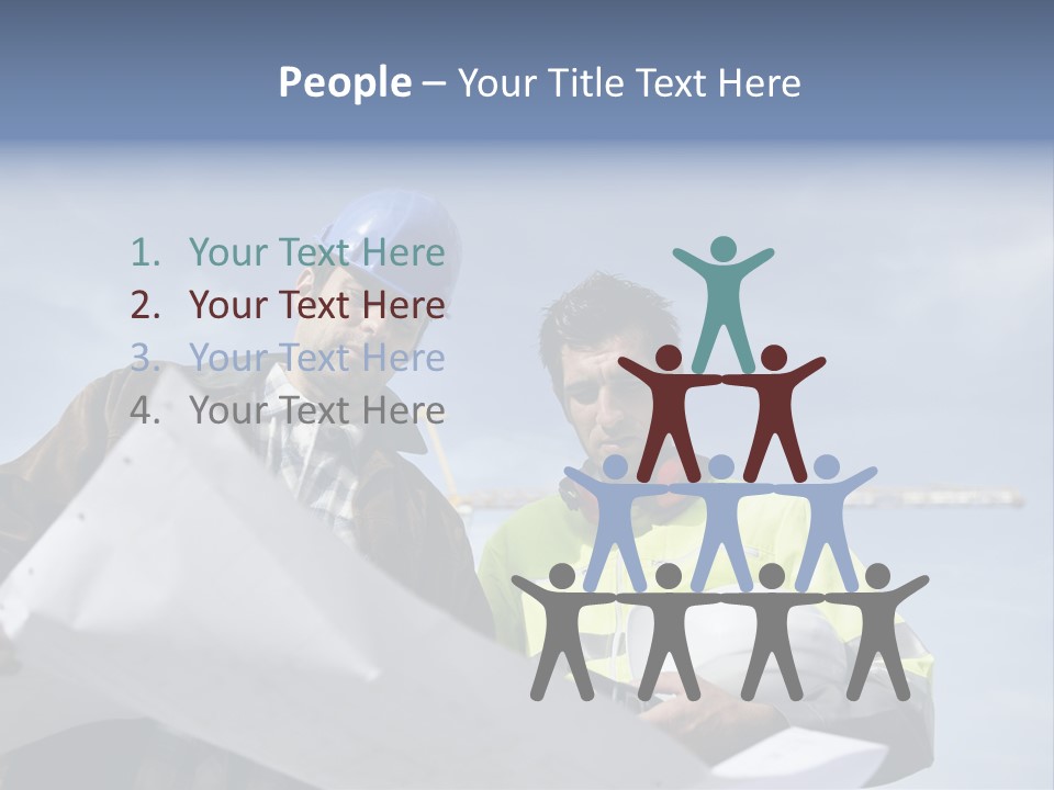 Construction Shape Architect PowerPoint Template