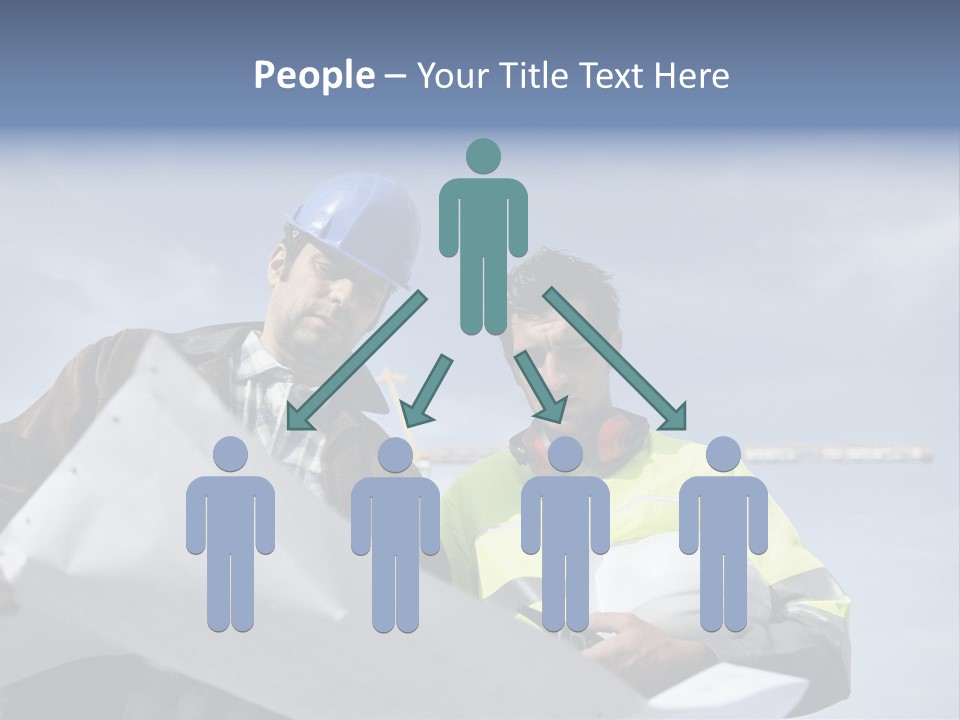 Construction Shape Architect PowerPoint Template