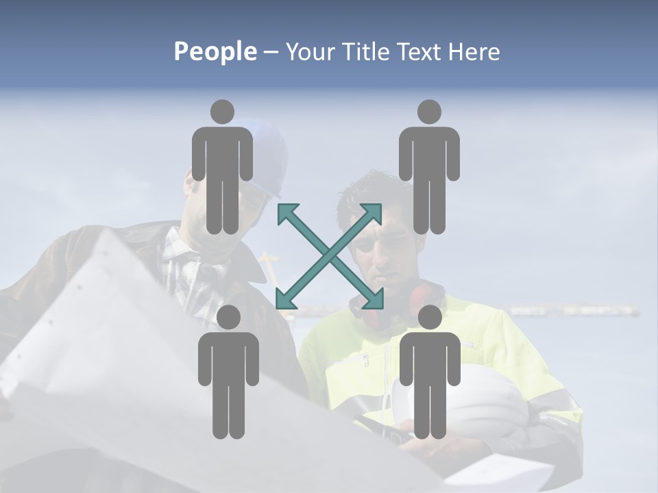 Construction Shape Architect PowerPoint Template