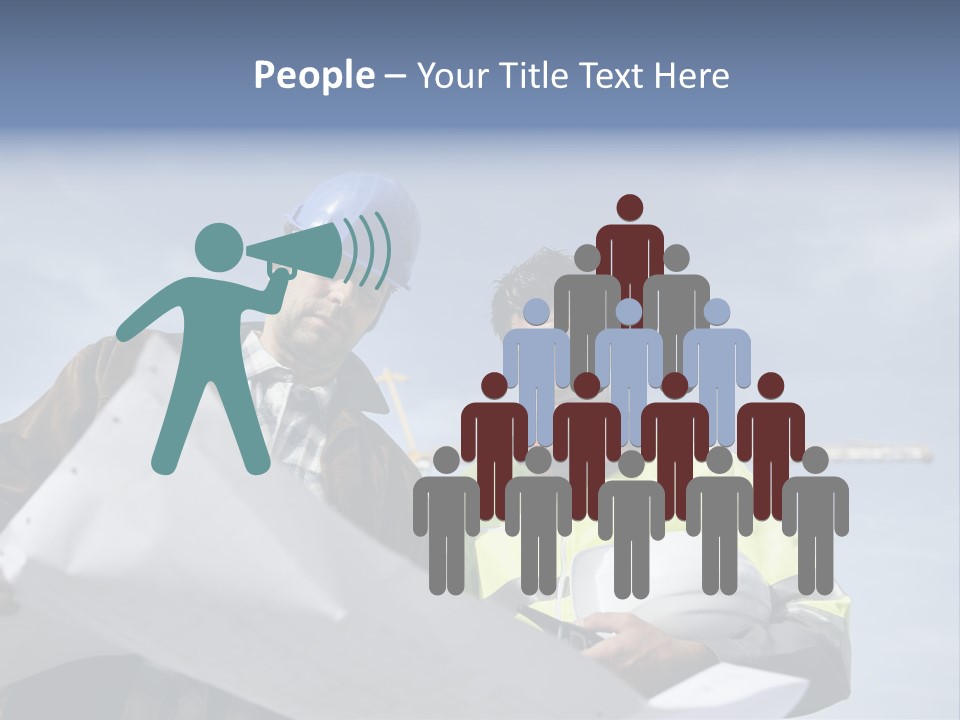 Construction Shape Architect PowerPoint Template