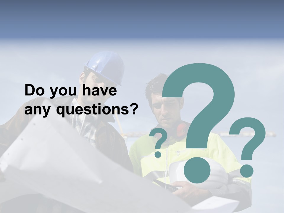 Construction Shape Architect PowerPoint Template