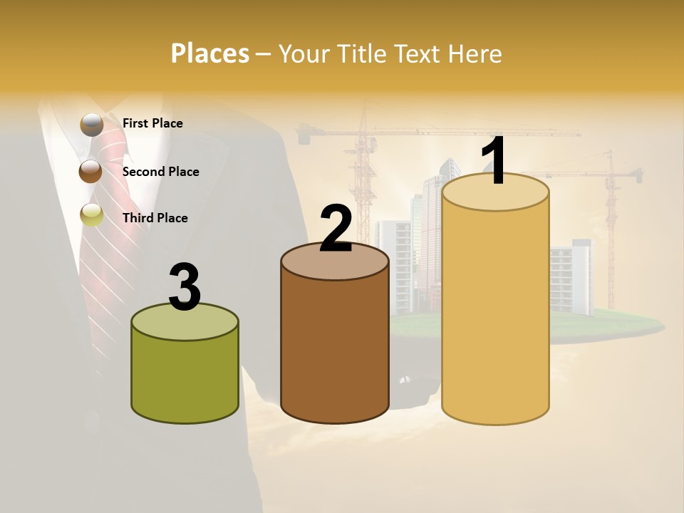 Modern Town Global PowerPoint Template