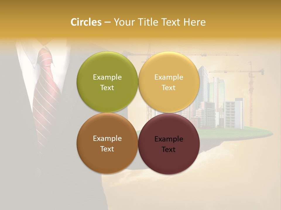 Modern Town Global PowerPoint Template