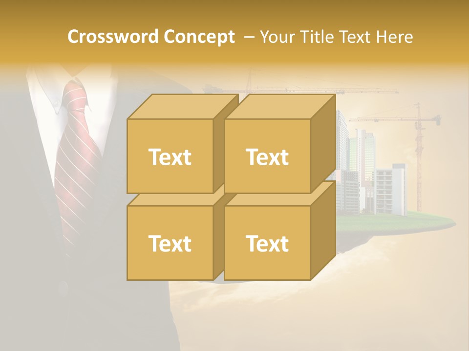Modern Town Global PowerPoint Template