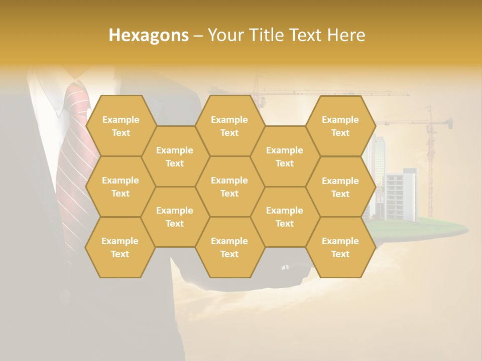 Modern Town Global PowerPoint Template