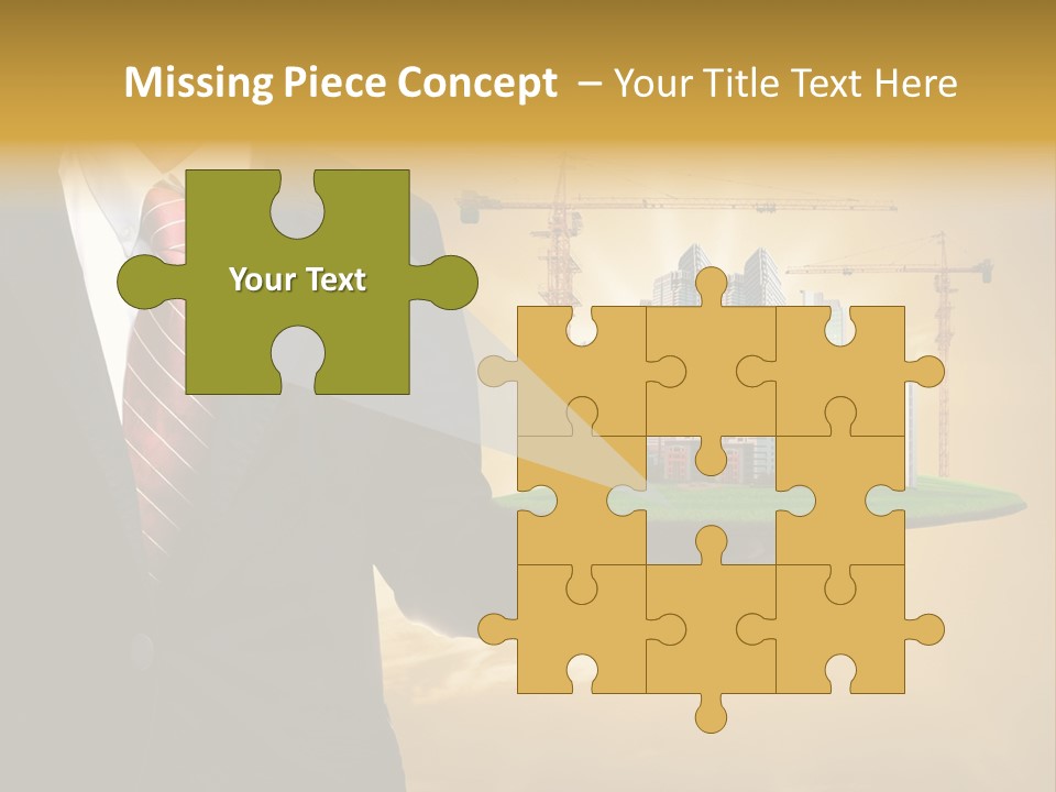 Modern Town Global PowerPoint Template