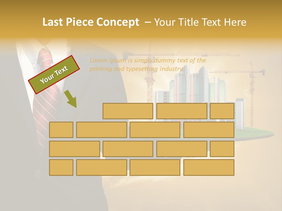 Modern Town Global PowerPoint Template