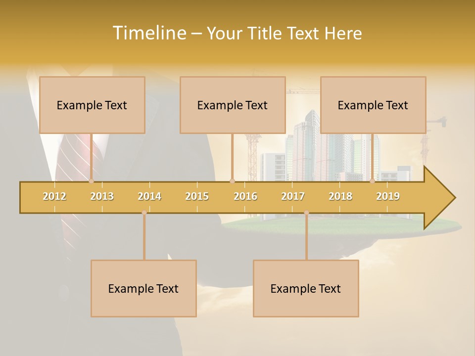 Modern Town Global PowerPoint Template