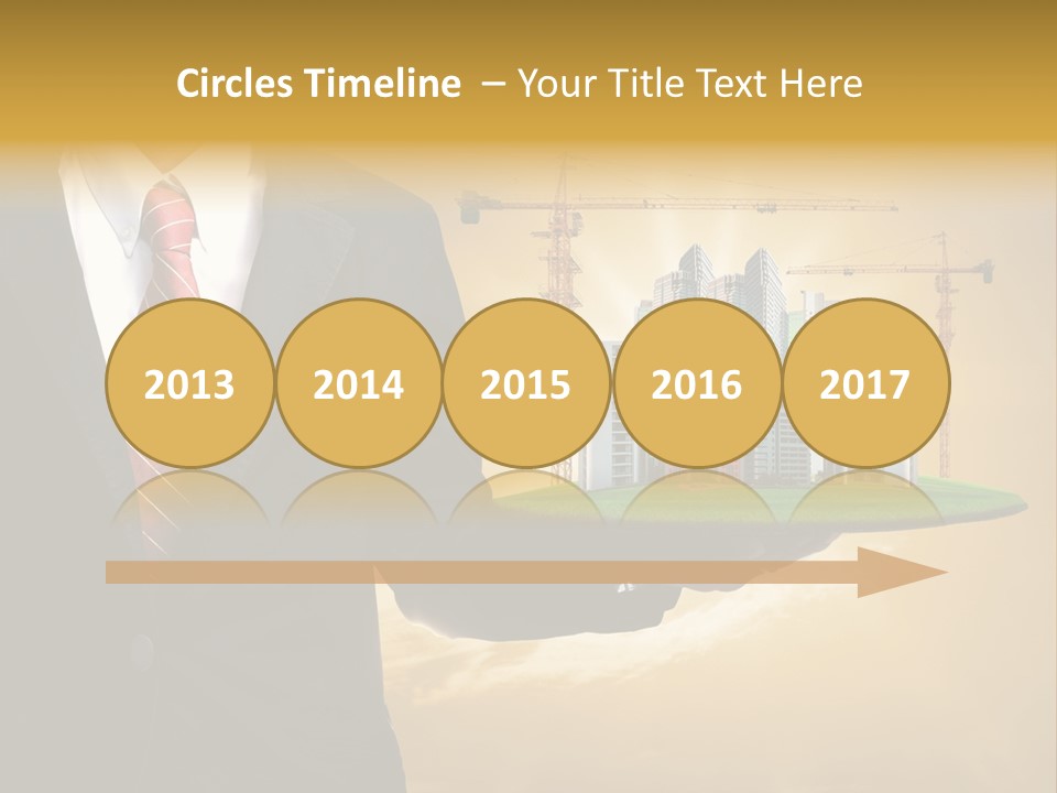 Modern Town Global PowerPoint Template