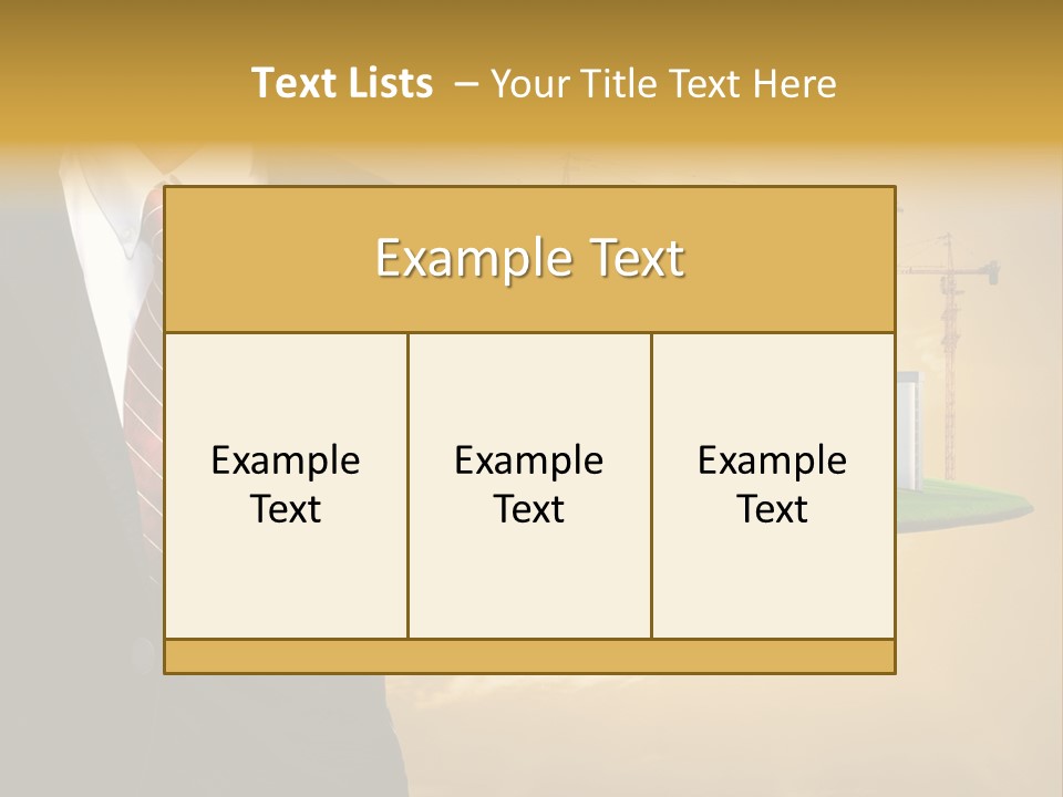 Modern Town Global PowerPoint Template