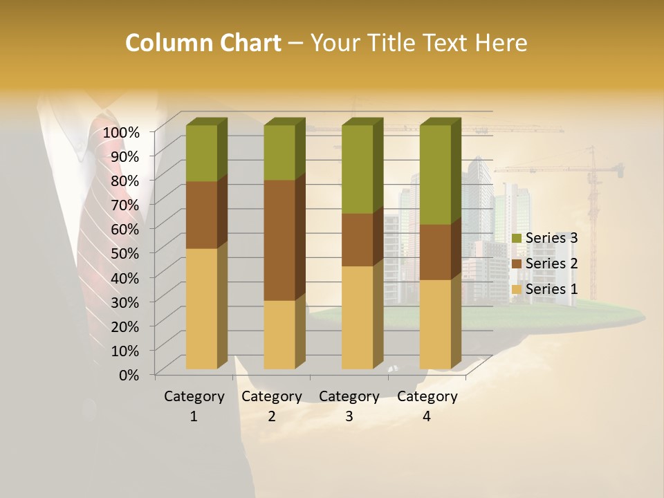 Modern Town Global PowerPoint Template
