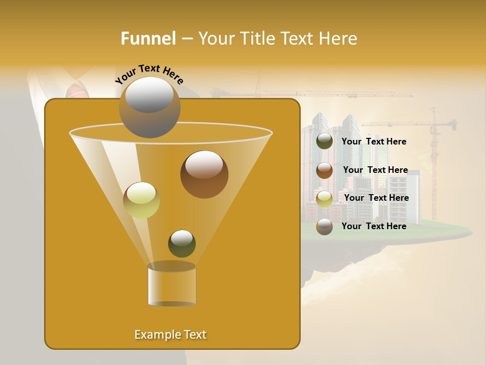 Modern Town Global PowerPoint Template