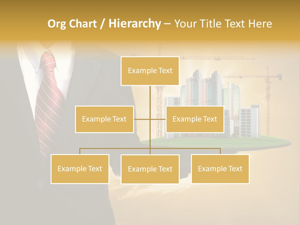Modern Town Global PowerPoint Template