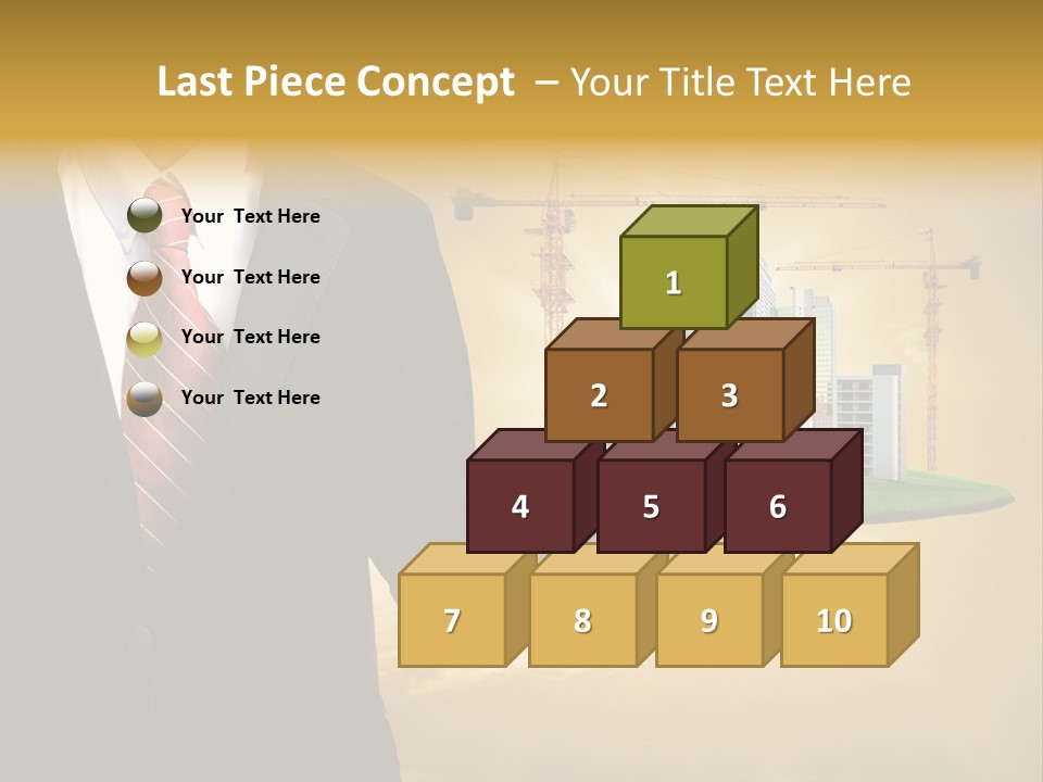 Modern Town Global PowerPoint Template