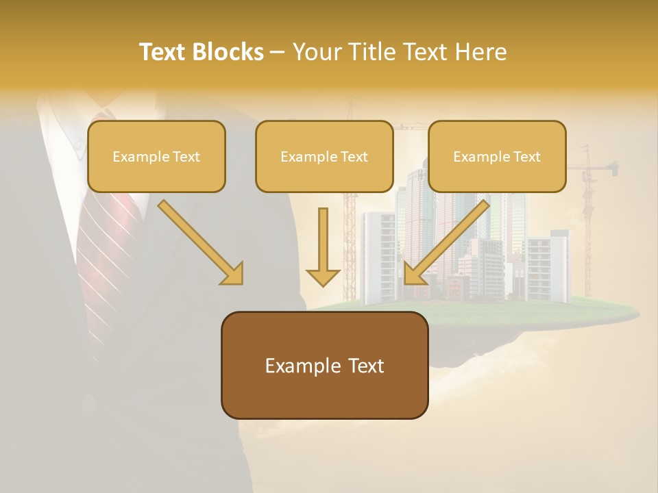 Modern Town Global PowerPoint Template