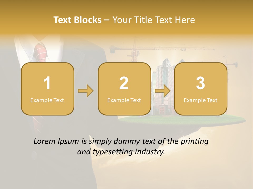 Modern Town Global PowerPoint Template