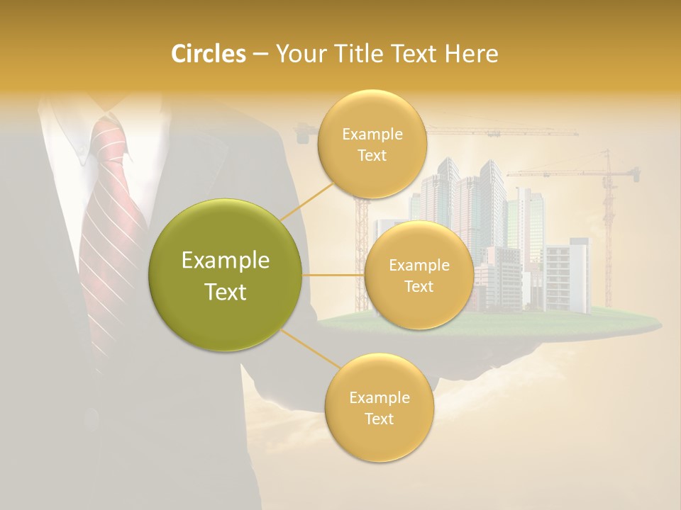 Modern Town Global PowerPoint Template