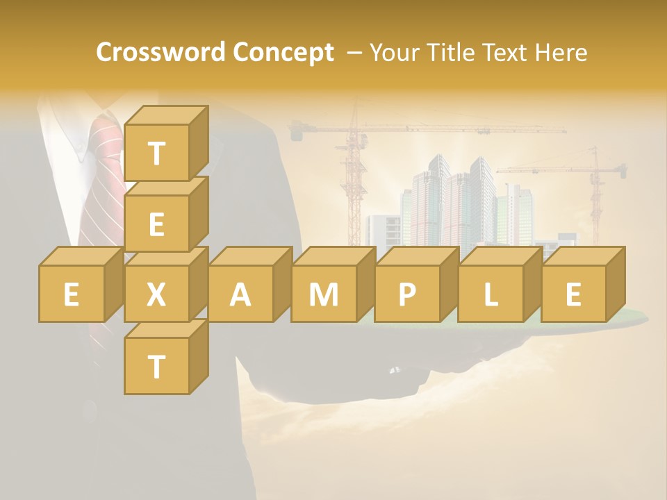 Modern Town Global PowerPoint Template