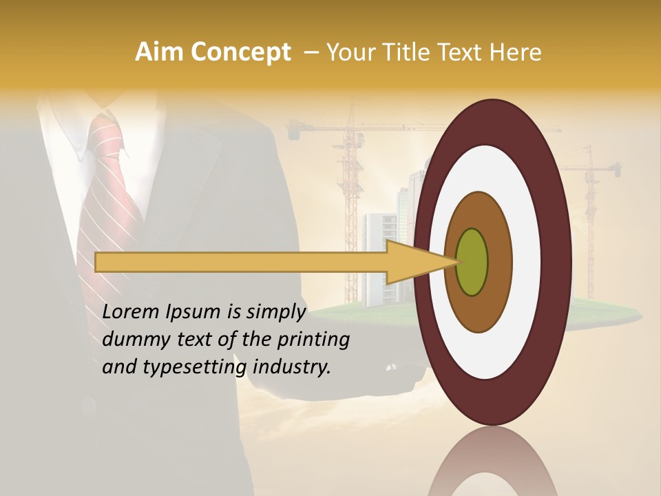 Modern Town Global PowerPoint Template