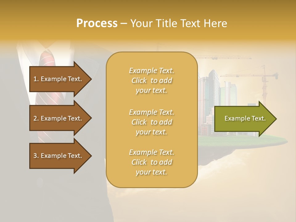Modern Town Global PowerPoint Template