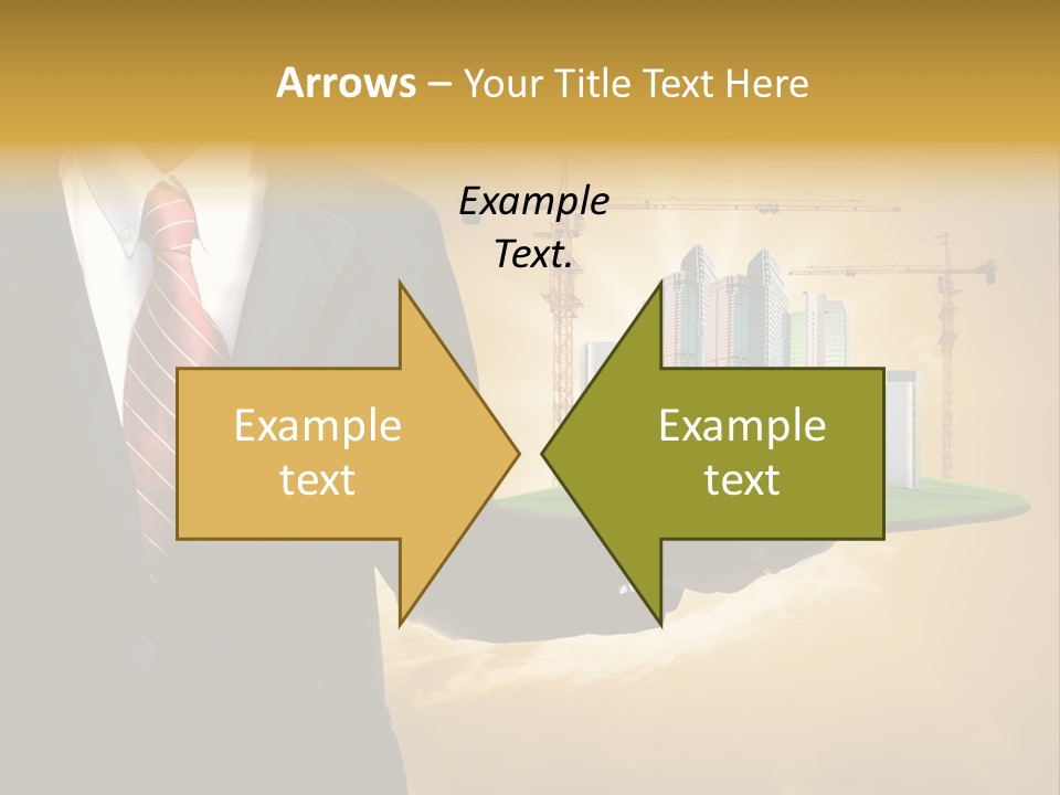 Modern Town Global PowerPoint Template
