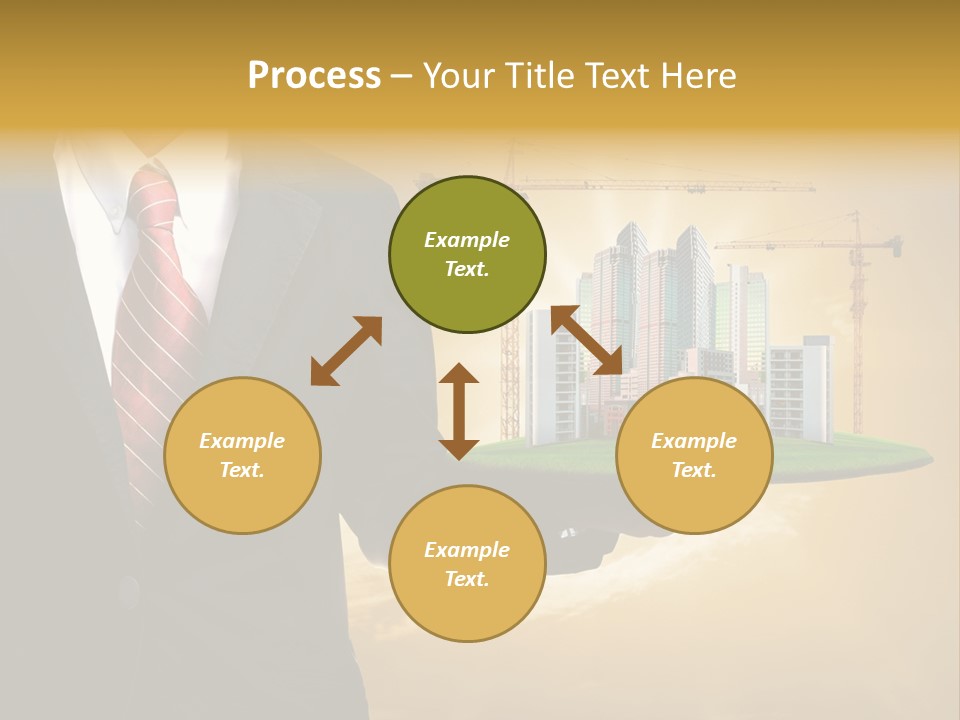Modern Town Global PowerPoint Template