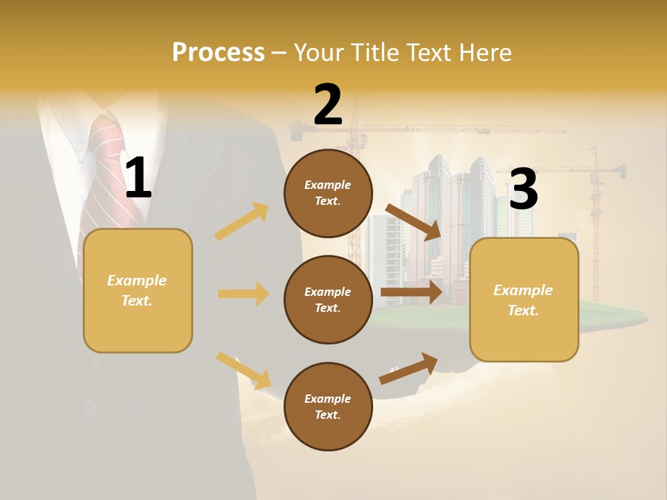 Modern Town Global PowerPoint Template