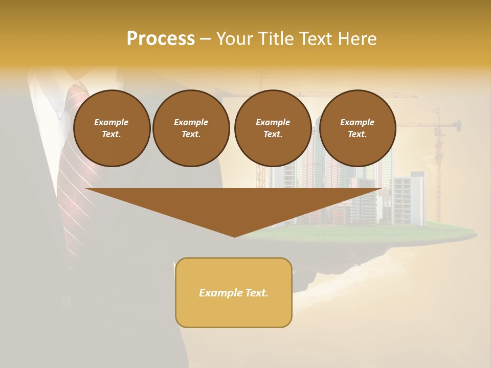 Modern Town Global PowerPoint Template