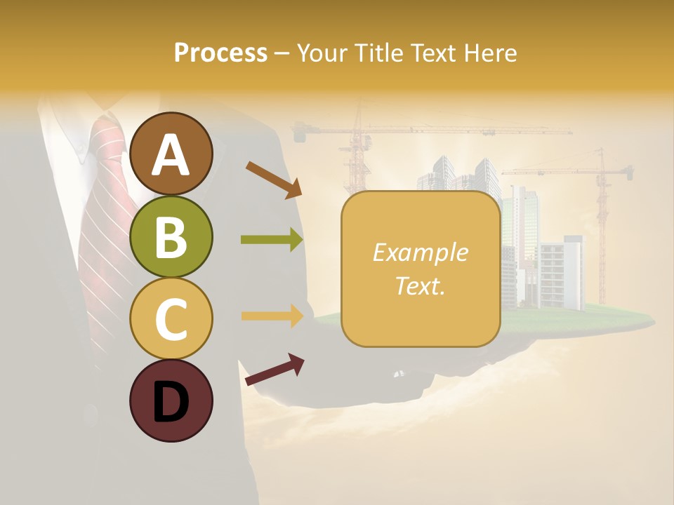 Modern Town Global PowerPoint Template