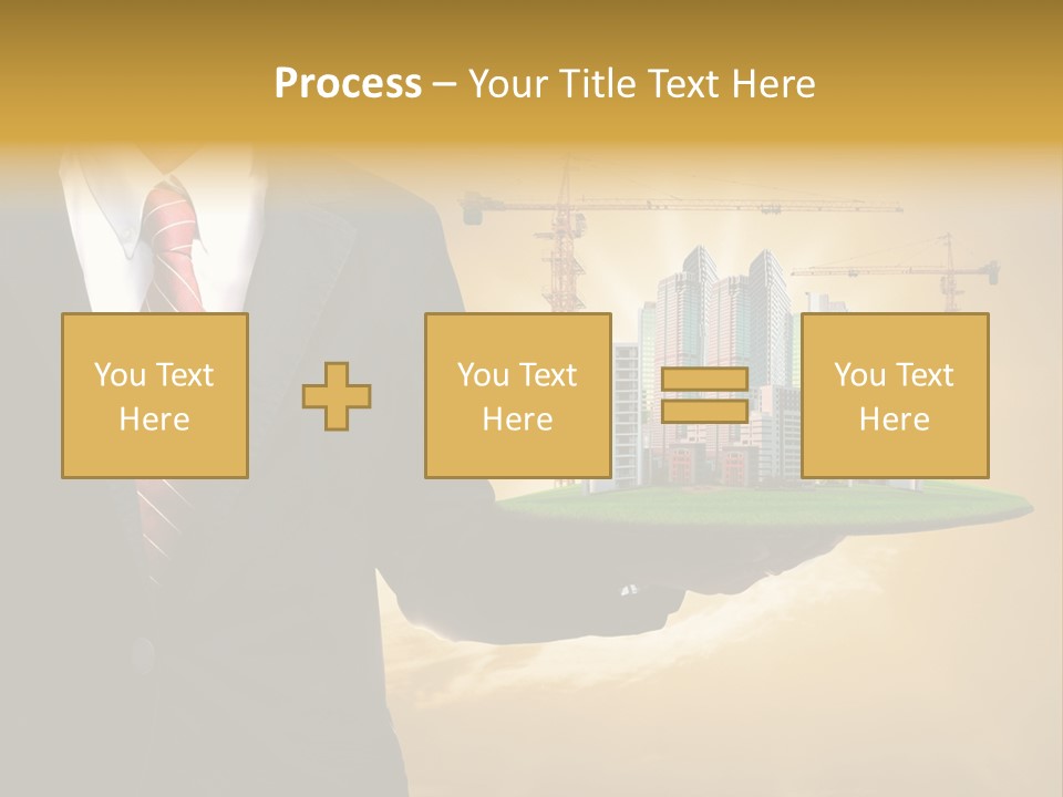 Modern Town Global PowerPoint Template