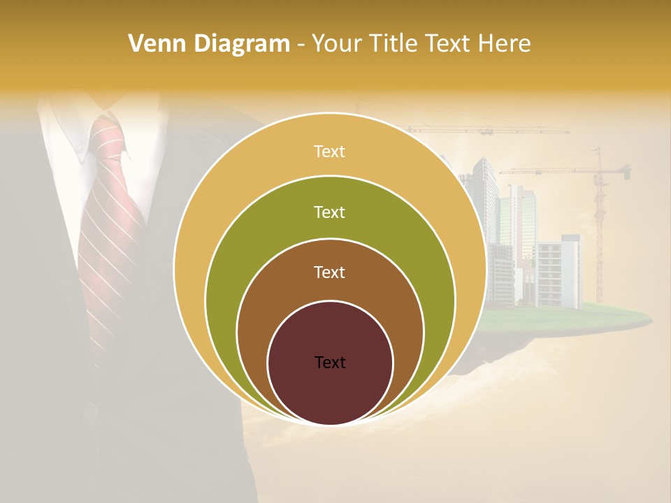 Modern Town Global PowerPoint Template