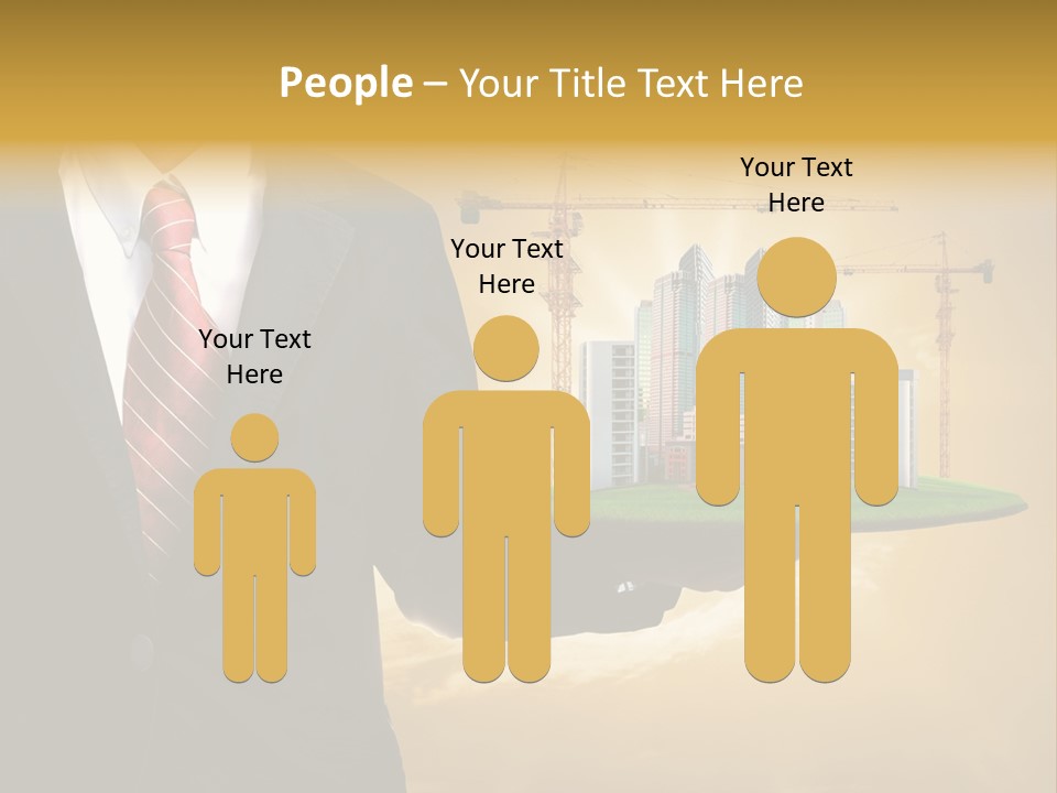 Modern Town Global PowerPoint Template