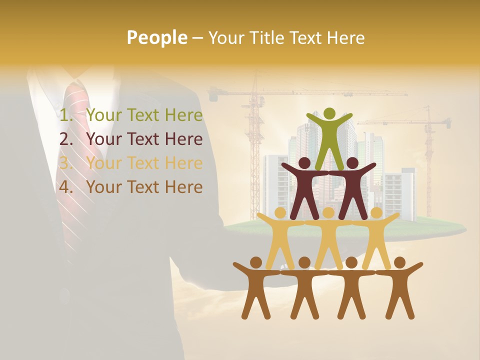 Modern Town Global PowerPoint Template