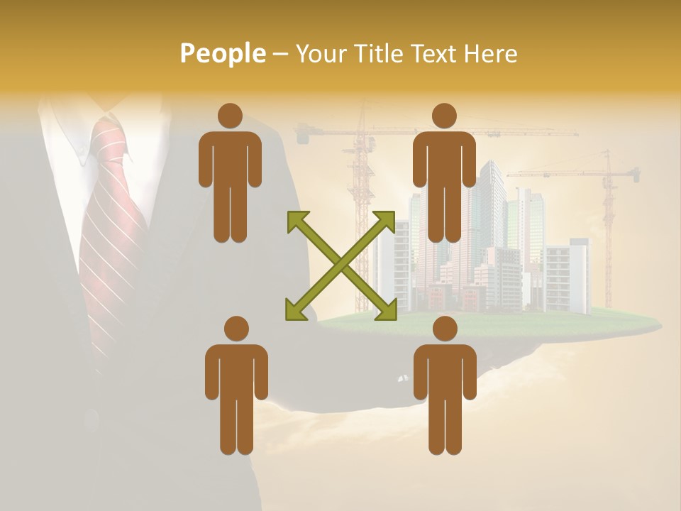 Modern Town Global PowerPoint Template