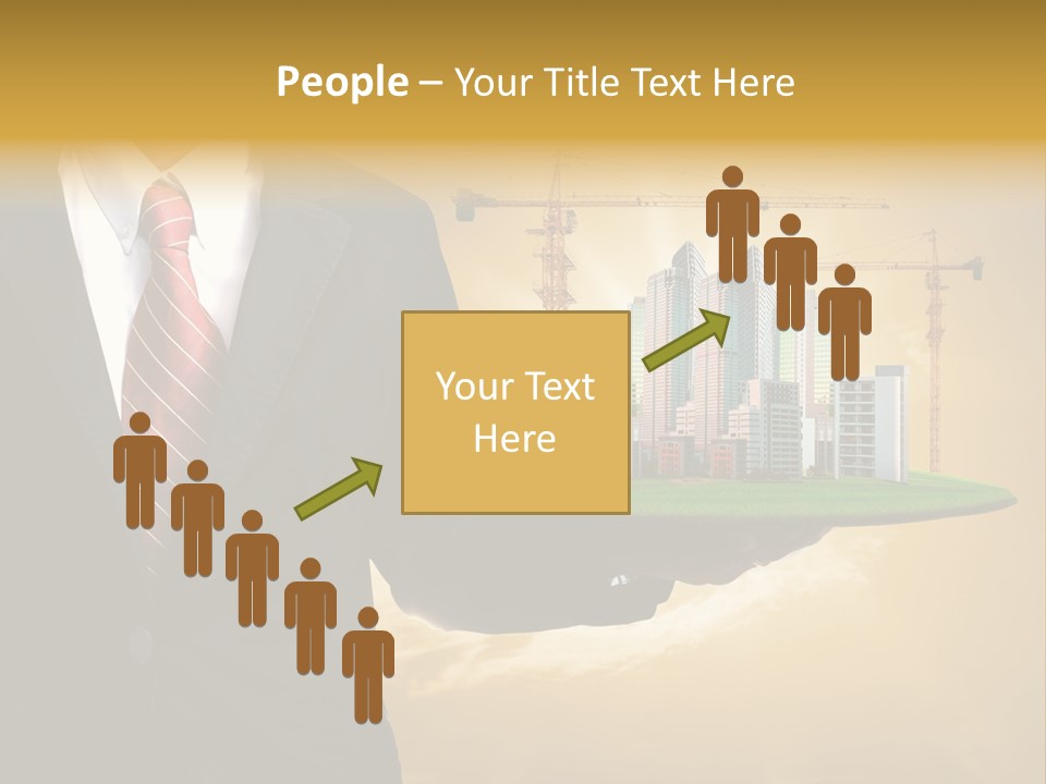 Modern Town Global PowerPoint Template