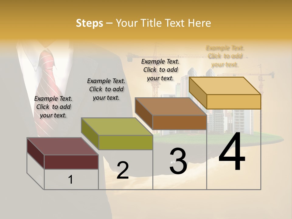 Modern Town Global PowerPoint Template