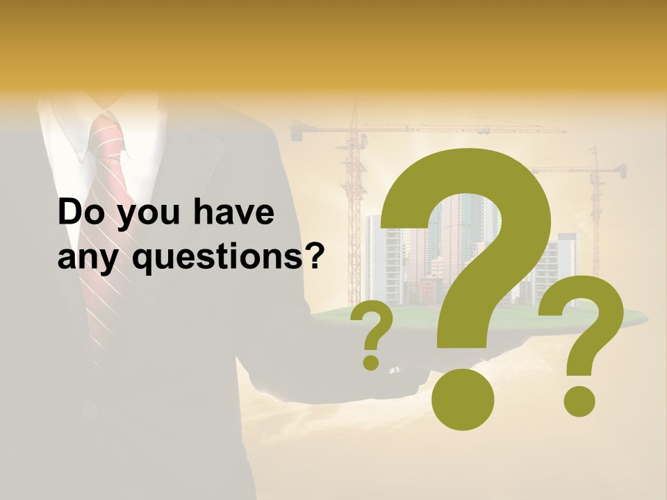 Modern Town Global PowerPoint Template