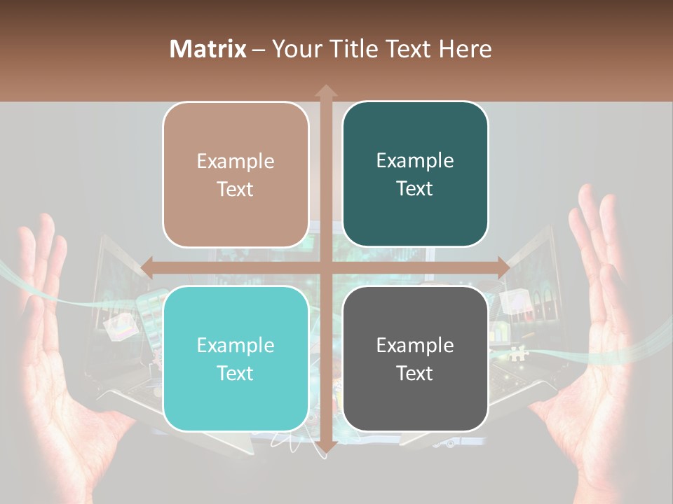 Modern Cityscape Construction PowerPoint Template