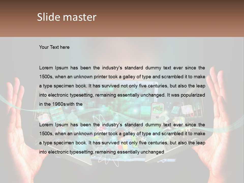 Modern Cityscape Construction PowerPoint Template