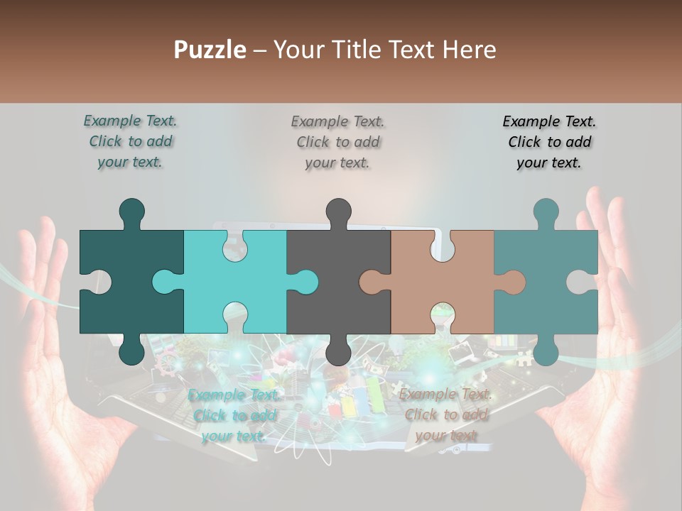 Modern Cityscape Construction PowerPoint Template