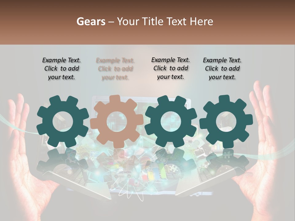 Modern Cityscape Construction PowerPoint Template