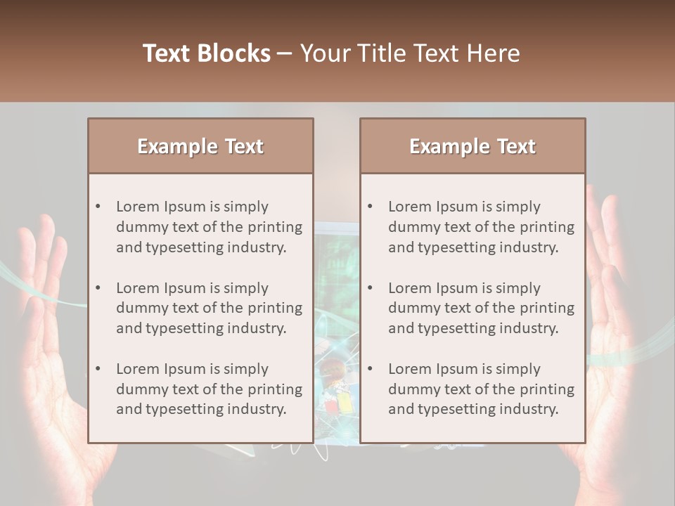 Modern Cityscape Construction PowerPoint Template
