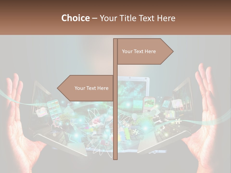Modern Cityscape Construction PowerPoint Template